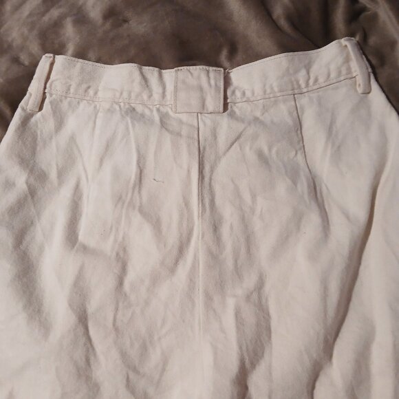 Banana Republic Women's Pleated High-Rise Wide Leg Shorts Ivory NWT - Picture 7 of 10